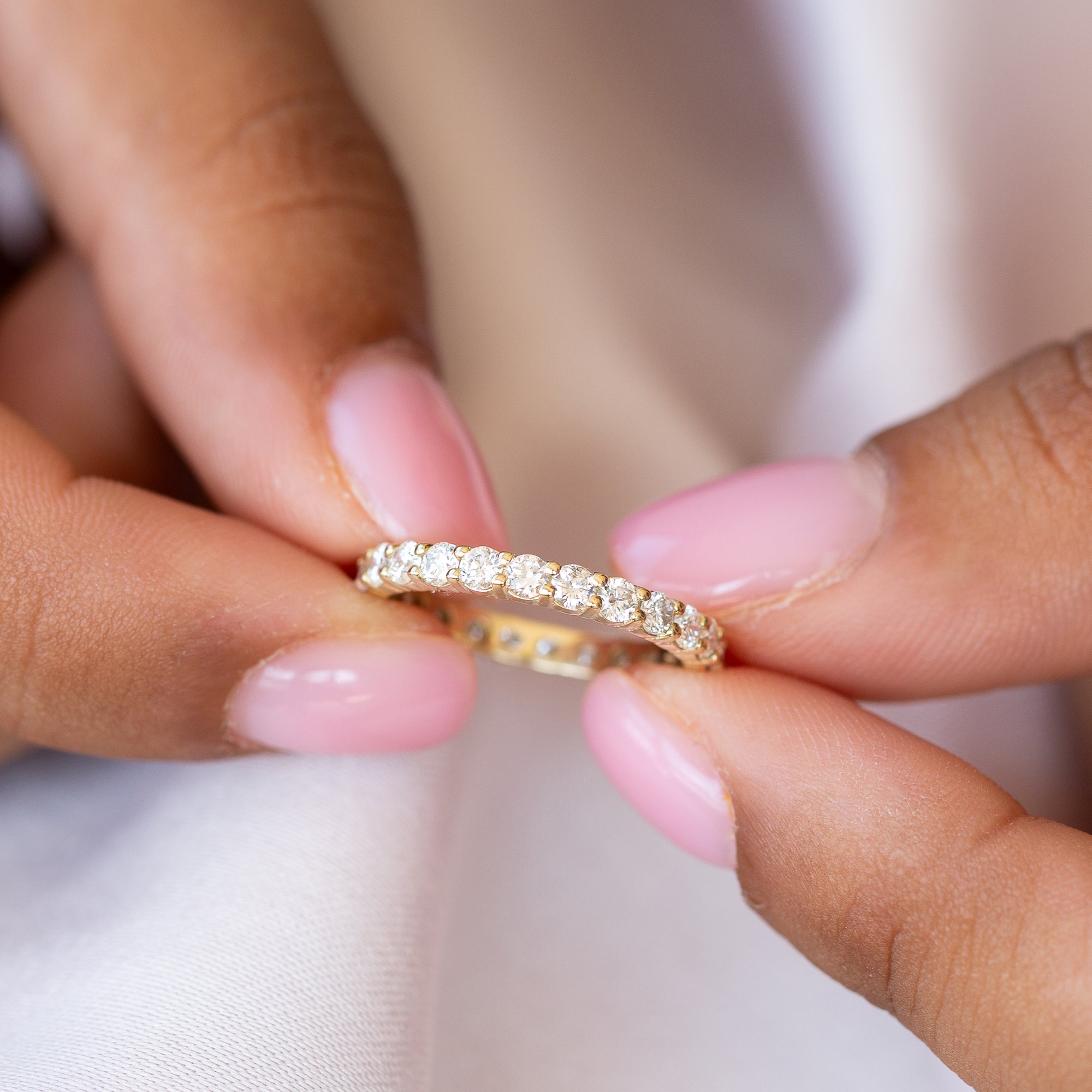 טבעת איטרניטי יהלומים