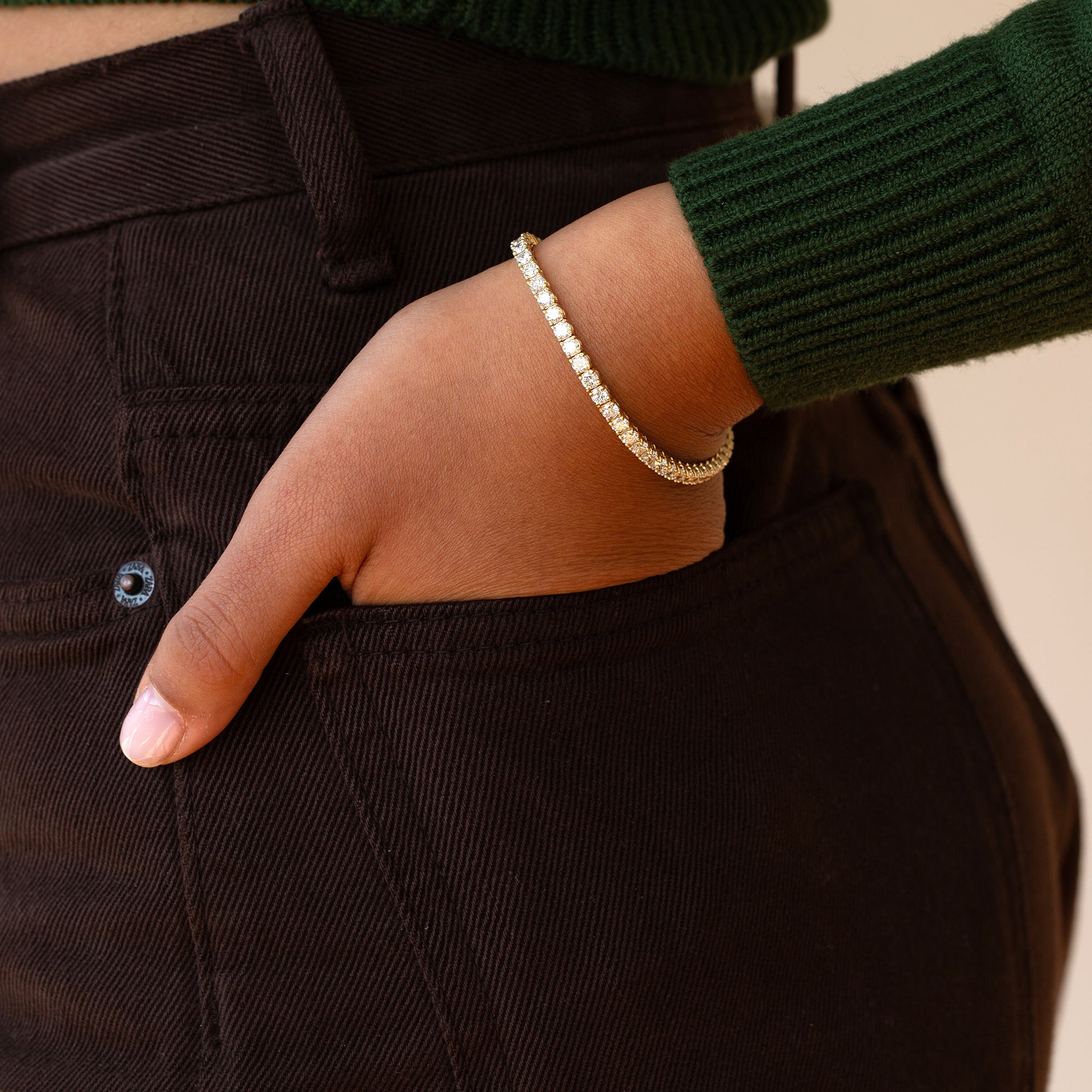 צמיד טניס יהלומים