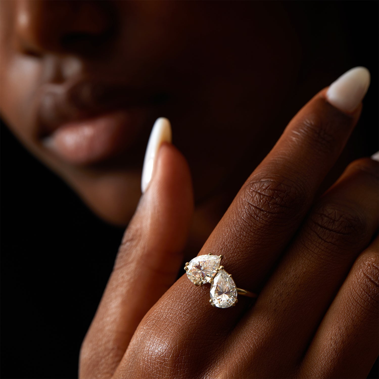 לב | טבעת מואסנייט