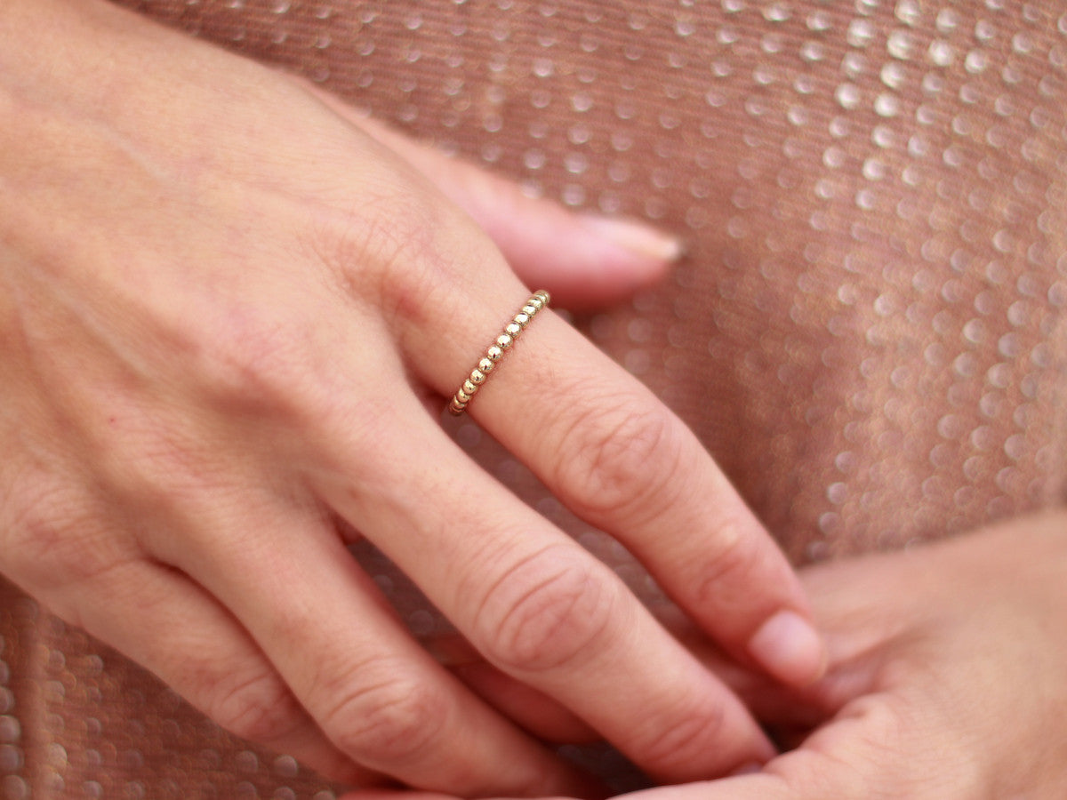 טבעת נישואין עדינה מזהב