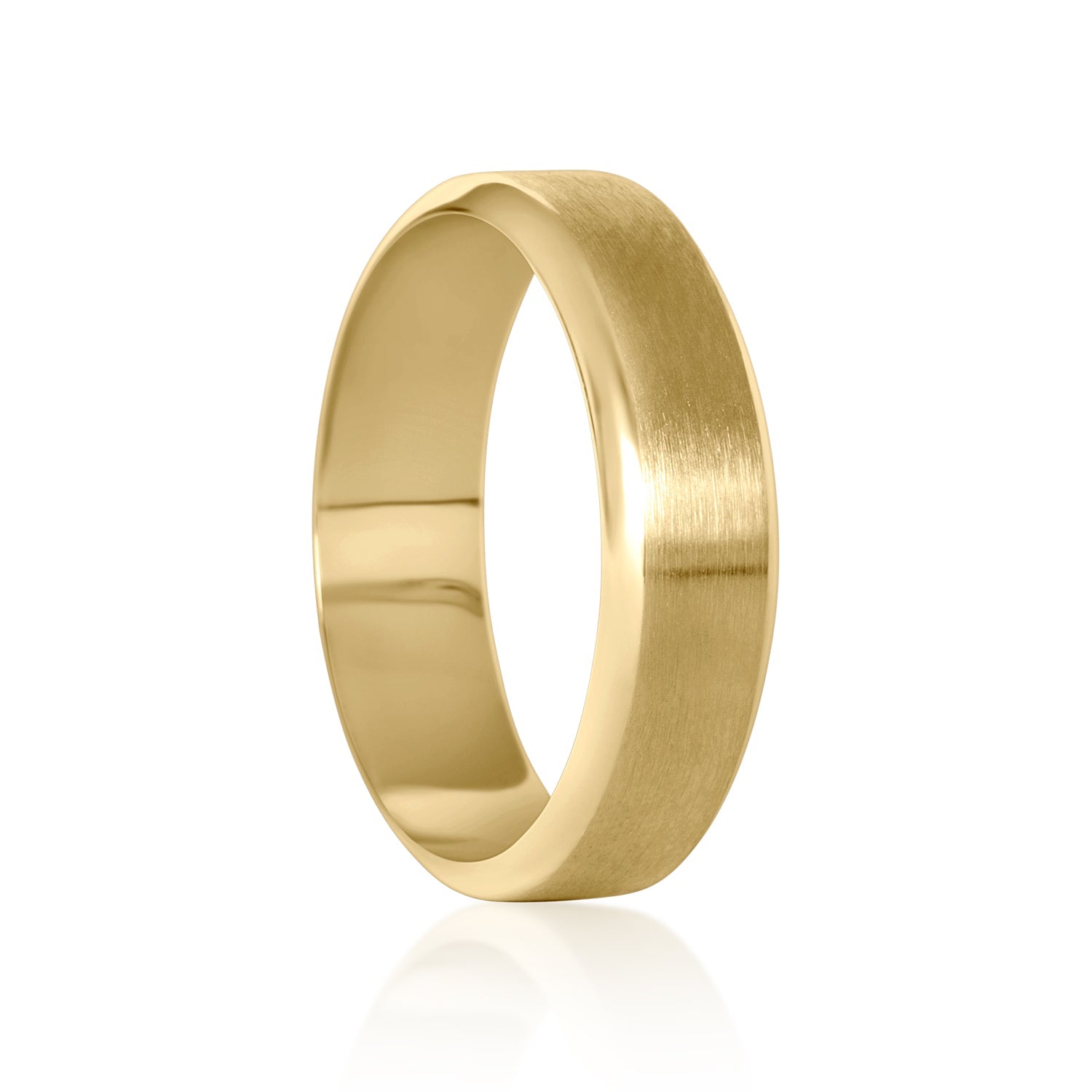 טבעת נישואין מזהב לגבר