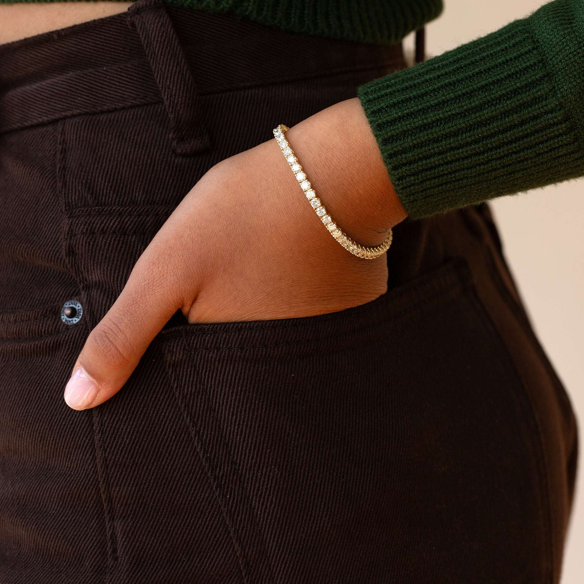 צמיד טניס יהלומים