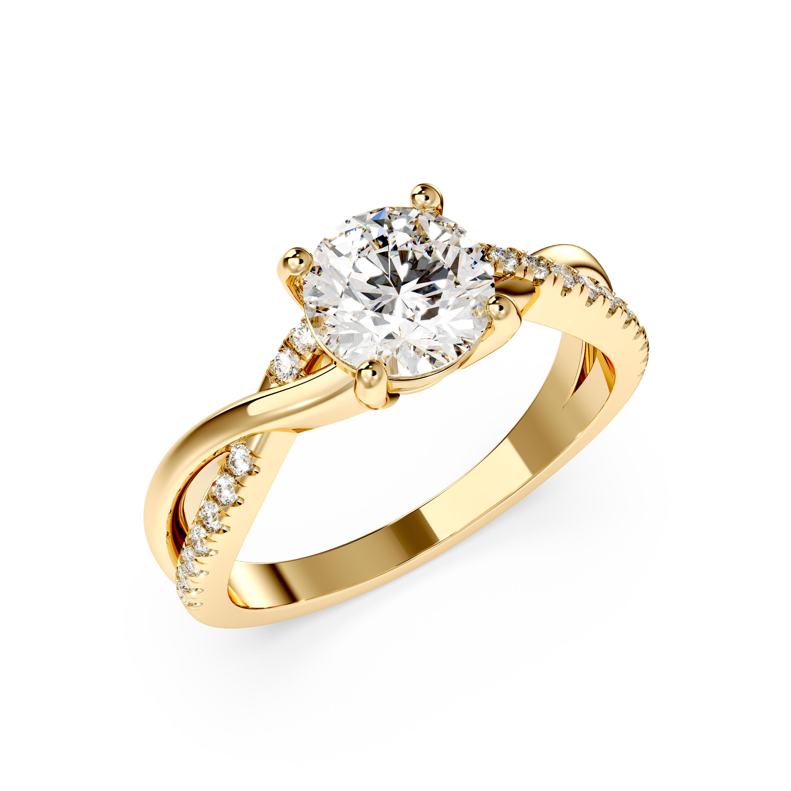 Alexandrite and Natural Diamonds Ring for Denis