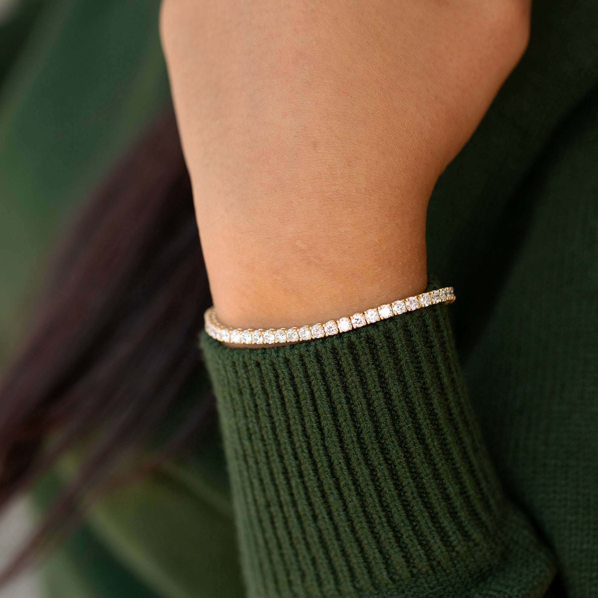 צמיד טניס יהלומים