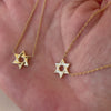שרשרת מגן דוד מזהב 14 קראט